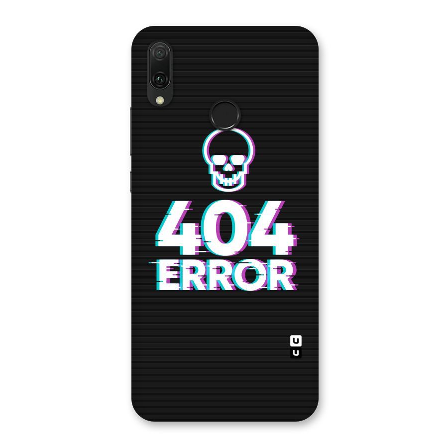 Error 404 Skull Back Case for Huawei Y9 (2019)