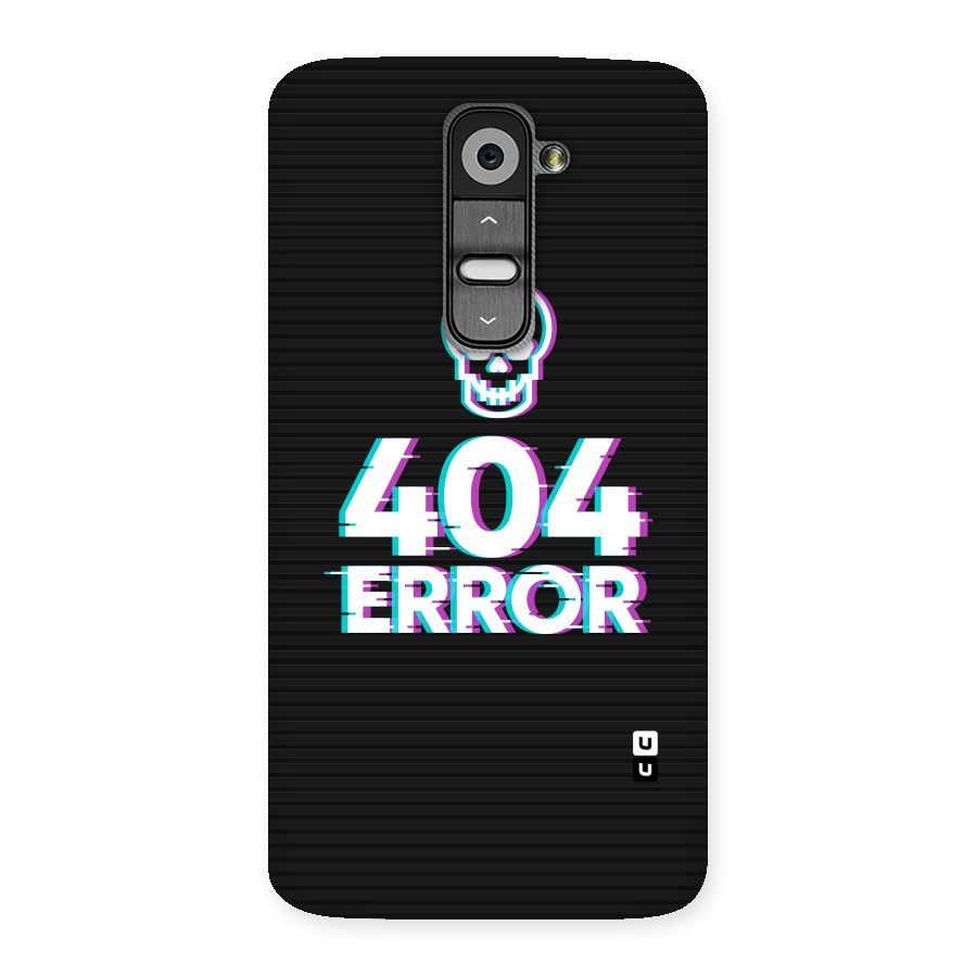 Error 404 Skull Back Case for LG G2