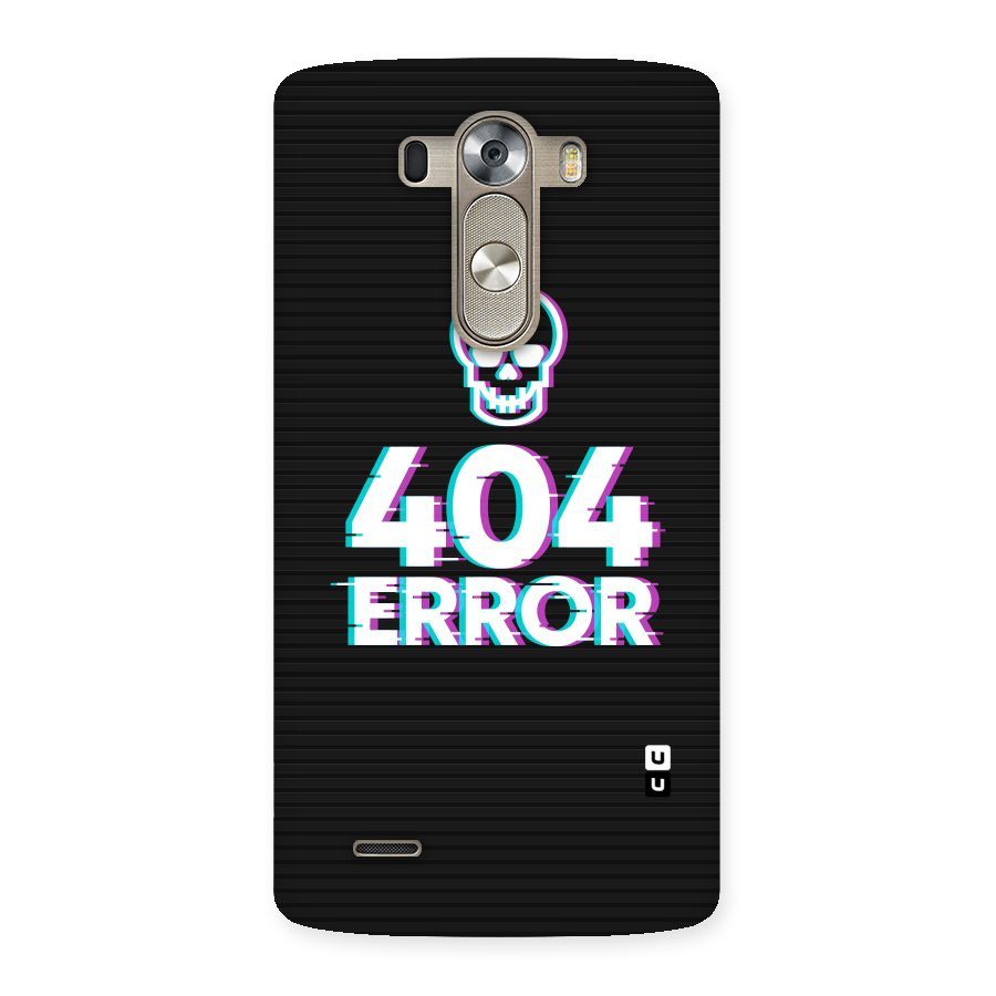 Error 404 Skull Back Case for LG G3