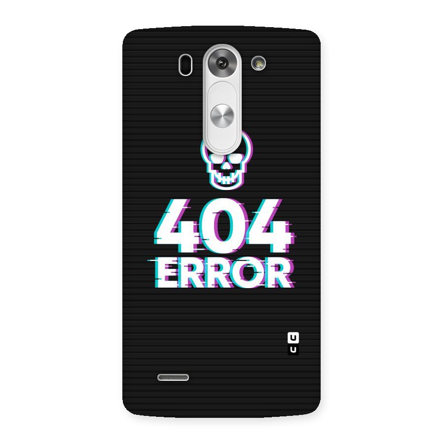 Error 404 Skull Back Case for LG G3 Mini