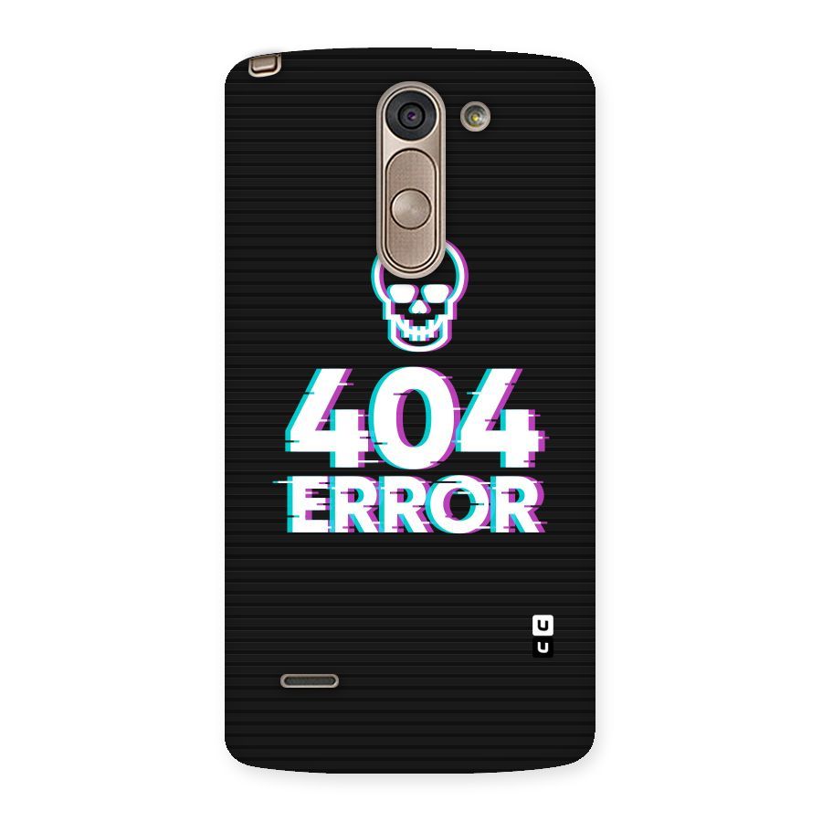 Error 404 Skull Back Case for LG G3 Stylus