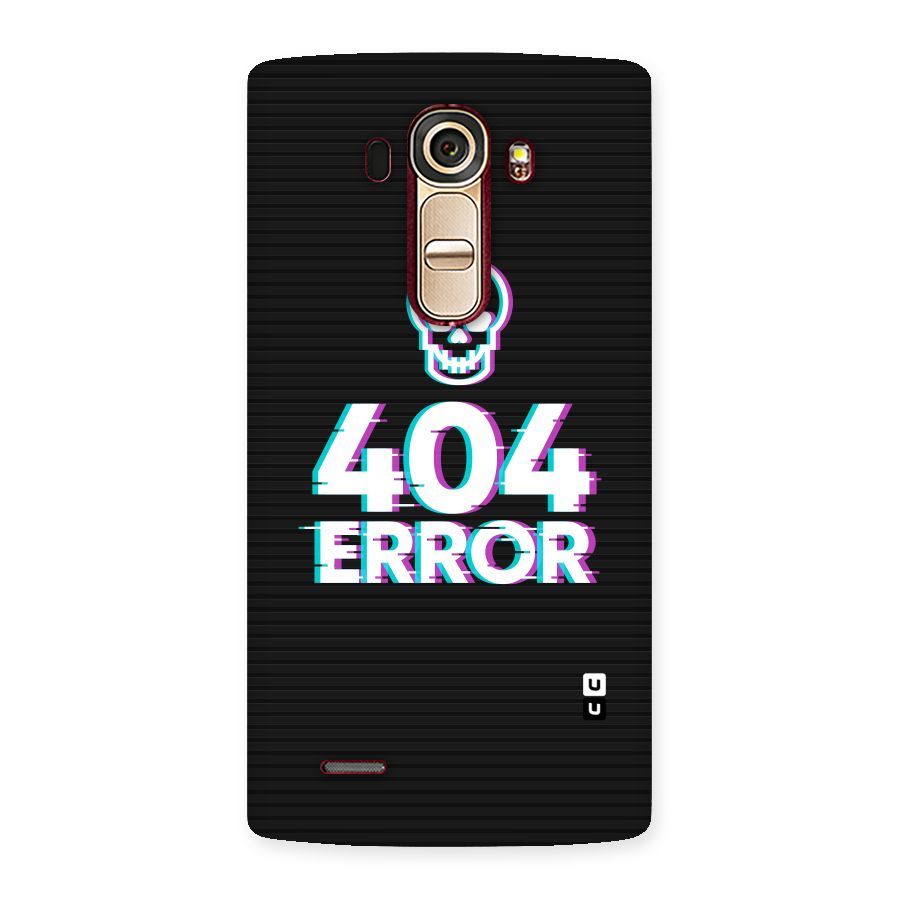 Error 404 Skull Back Case for LG G4