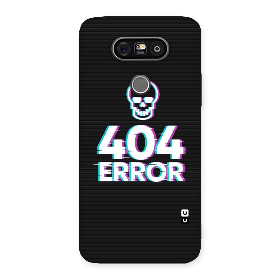 Error 404 Skull Back Case for LG G5