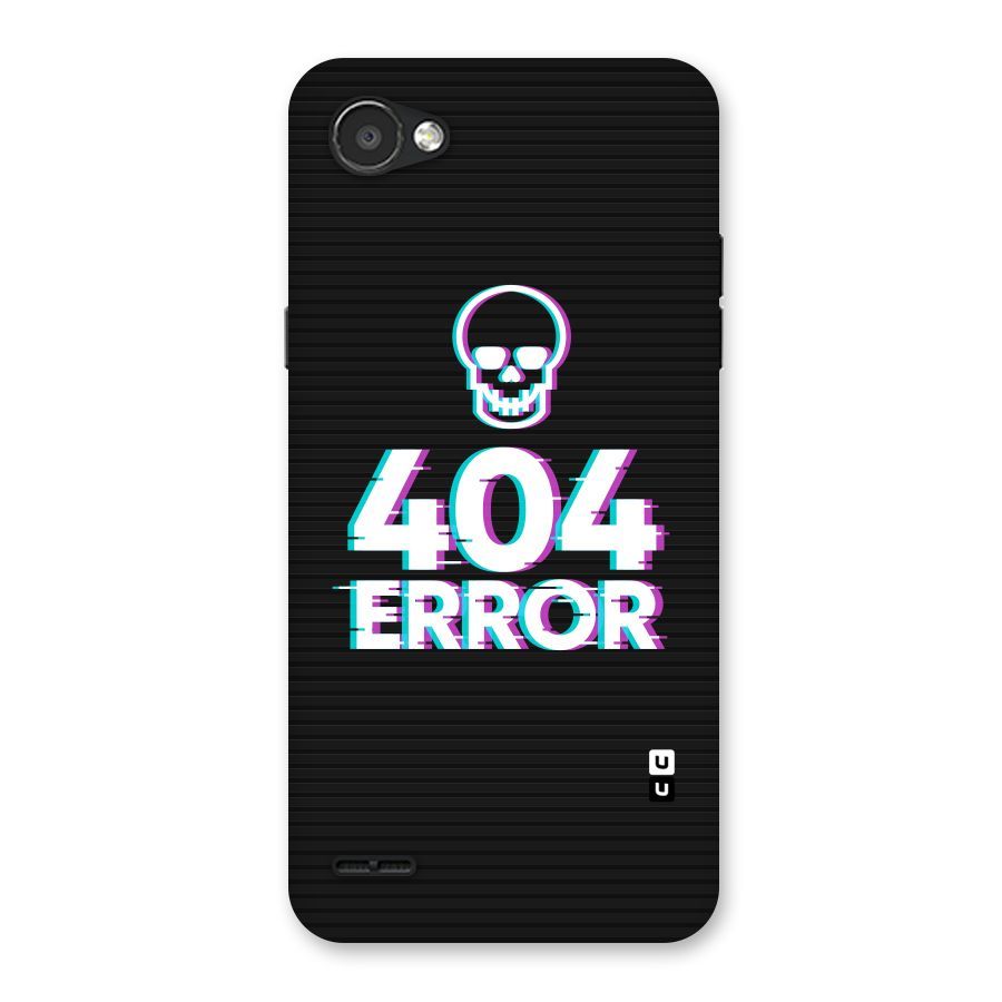 Error 404 Skull Back Case for LG Q6