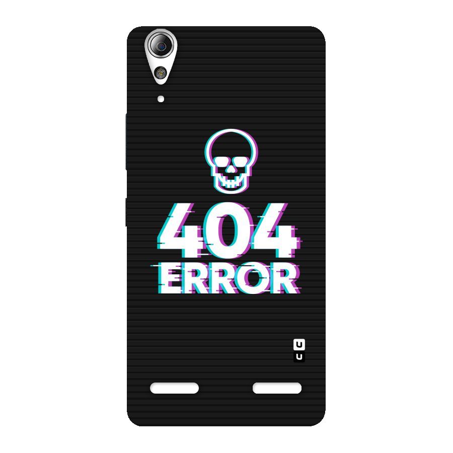Error 404 Skull Back Case for Lenovo A6000 Plus