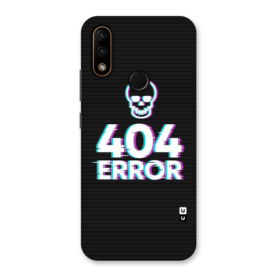Error 404 Skull Back Case for Lenovo A6 Note