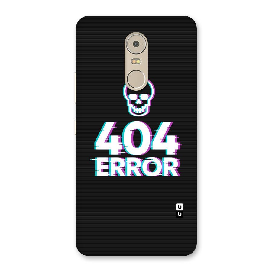 Error 404 Skull Back Case for Lenovo K6 Note