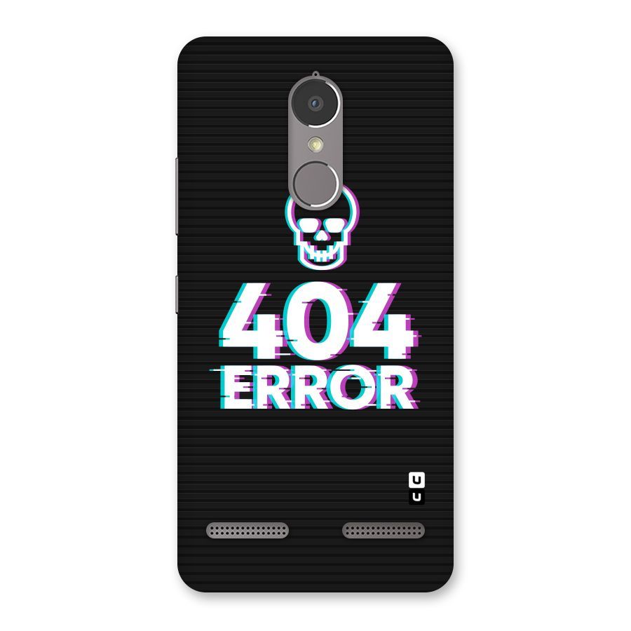Error 404 Skull Back Case for Lenovo K6 Power