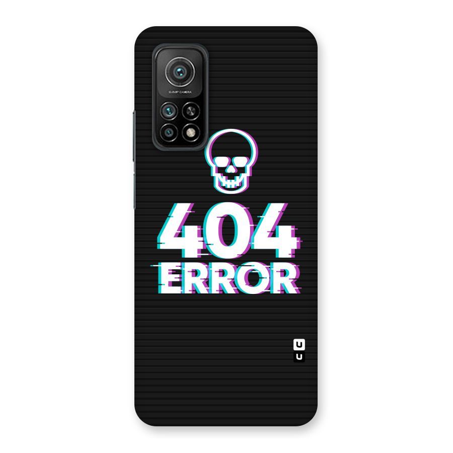 Error 404 Skull Back Case for Mi 10T 5G