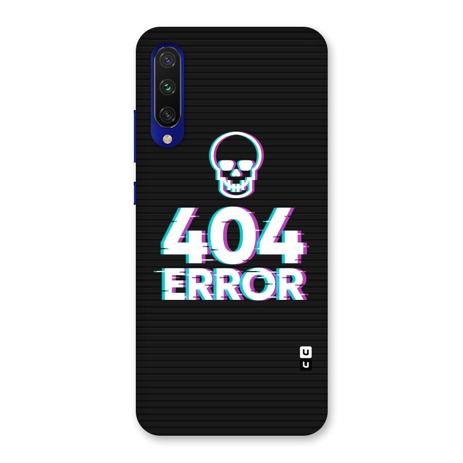 Error 404 Skull Back Case for Mi A3