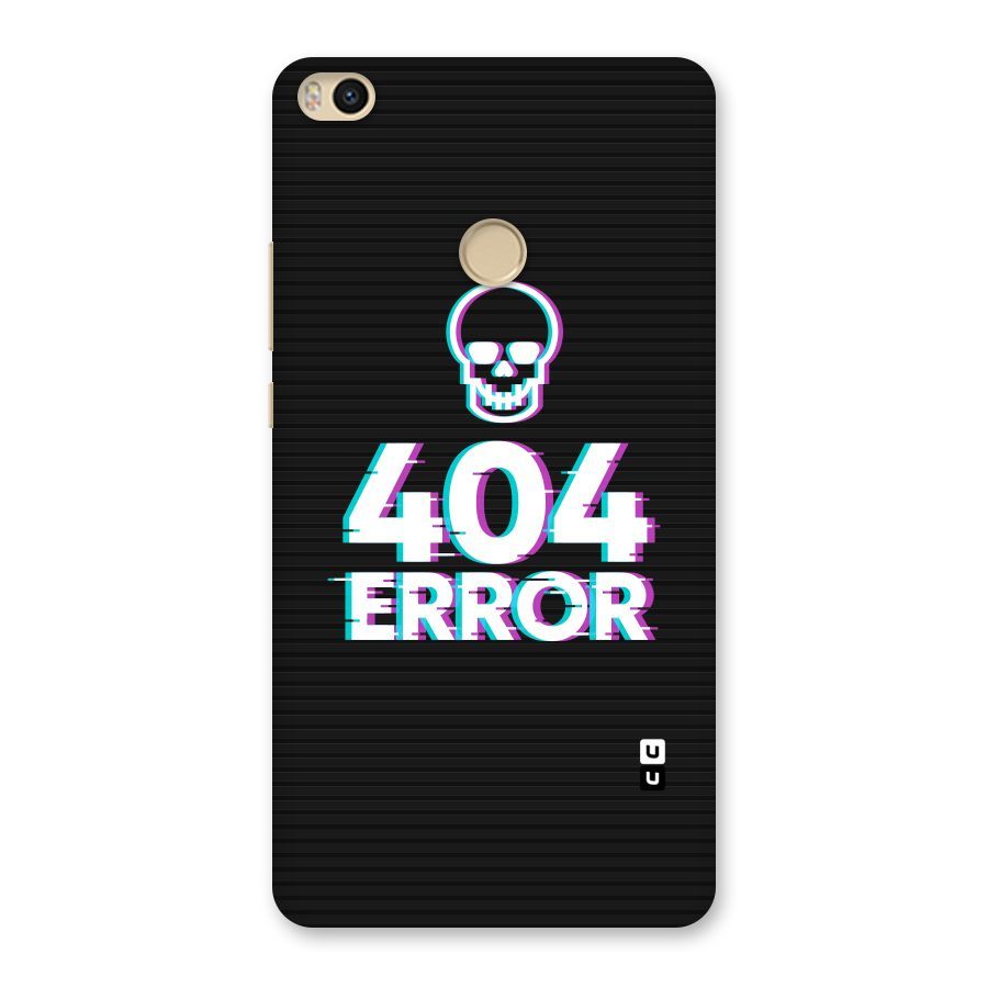 Error 404 Skull Back Case for Mi Max 2