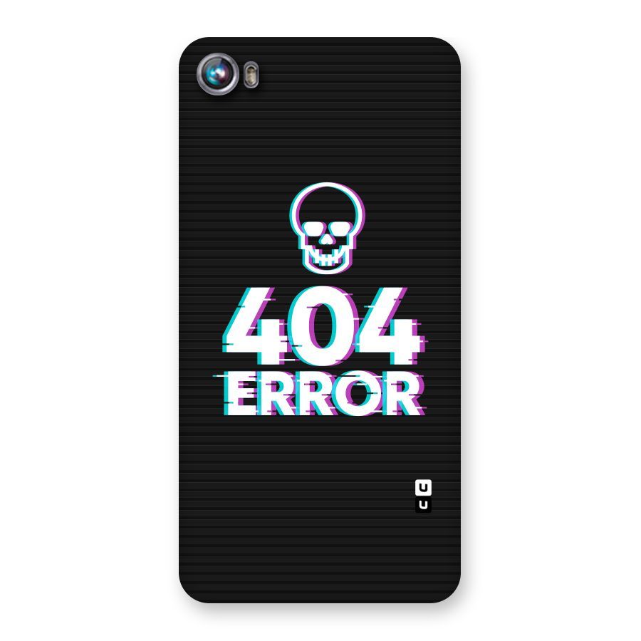Error 404 Skull Back Case for Micromax Canvas Fire 4 A107