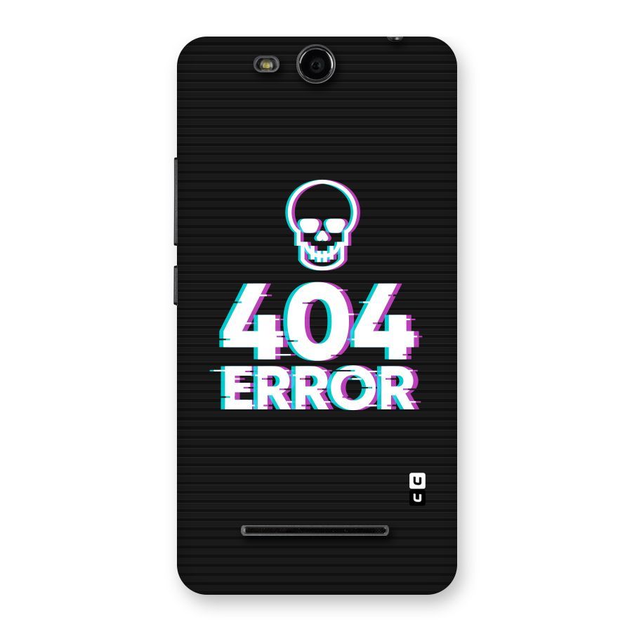 Error 404 Skull Back Case for Micromax Canvas Juice 3 Q392
