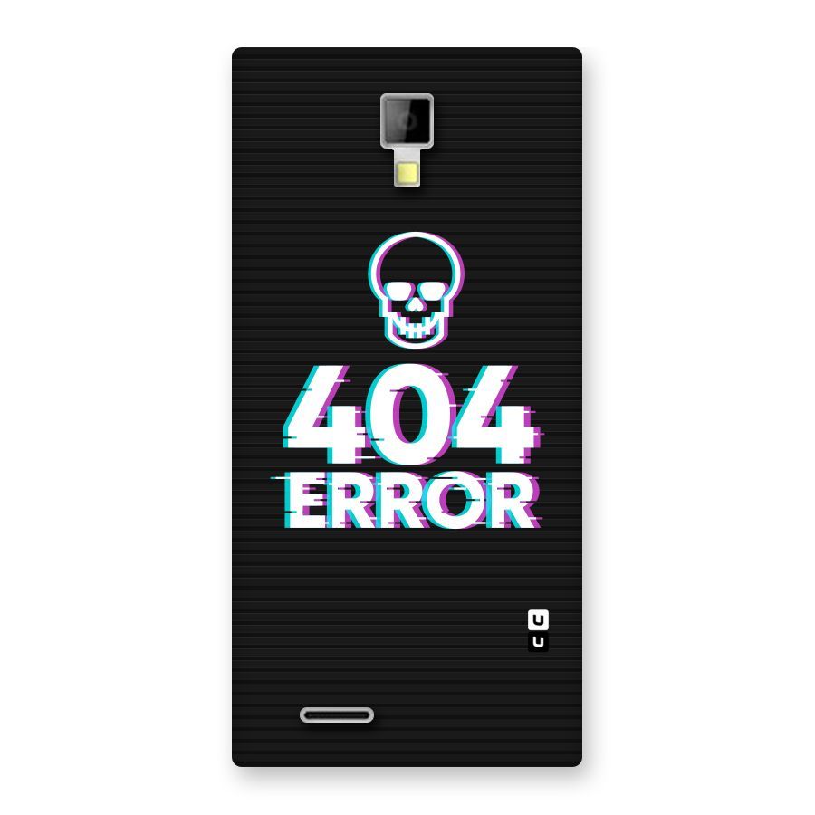Error 404 Skull Back Case for Micromax Canvas Xpress A99