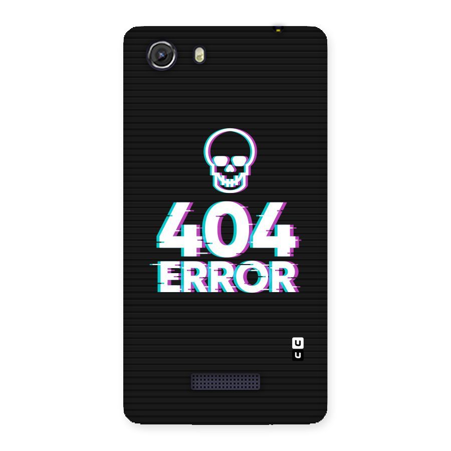 Error 404 Skull Back Case for Micromax Unite 3