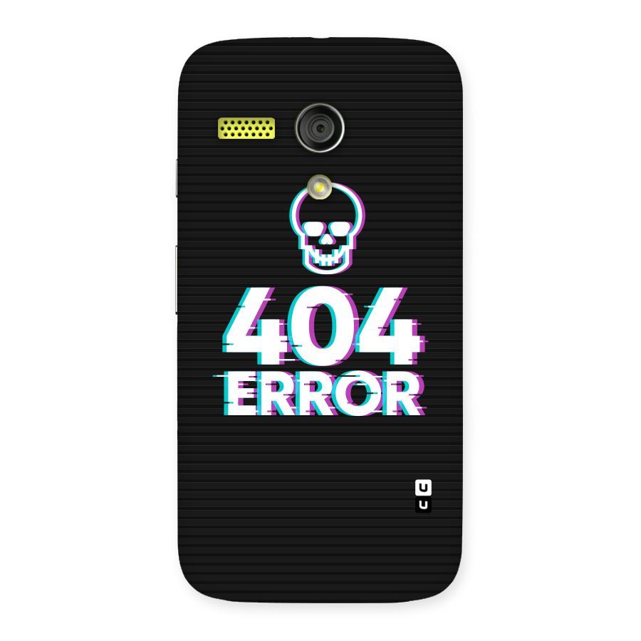 Error 404 Skull Back Case for Moto G
