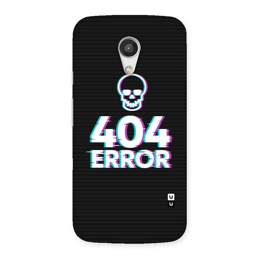 Error 404 Skull Back Case for Moto G 2nd Gen