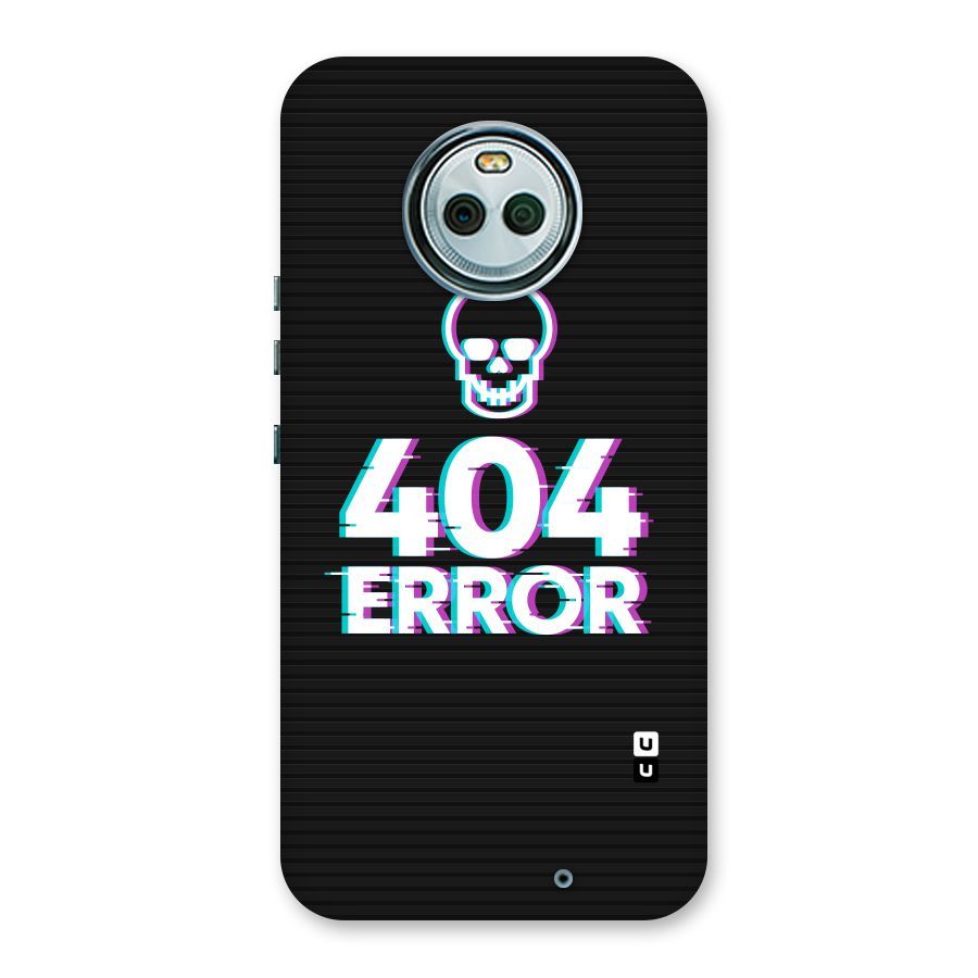Error 404 Skull Back Case for Moto X4