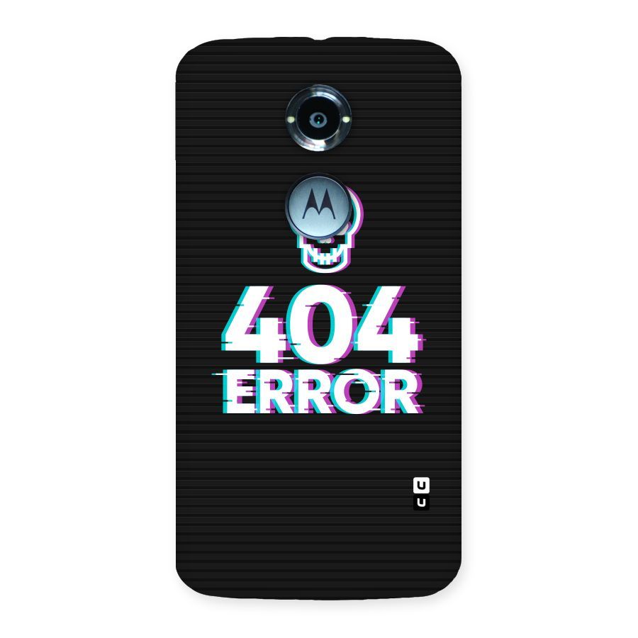 Error 404 Skull Back Case for Moto X 2nd Gen