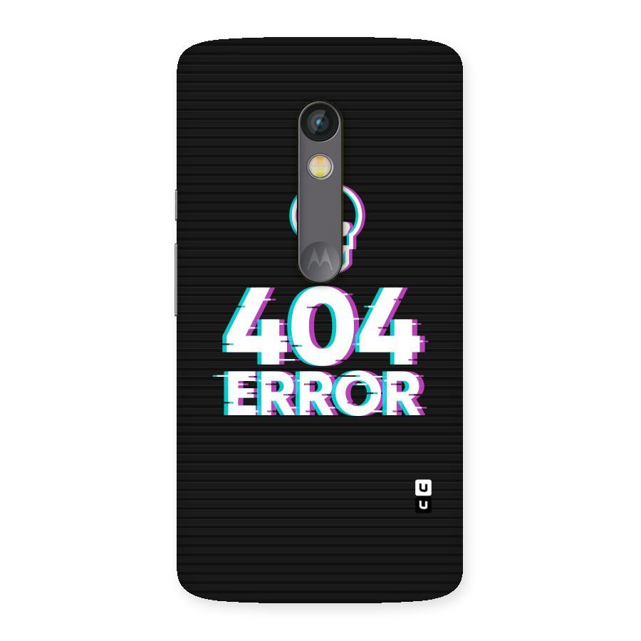 Error 404 Skull Back Case for Moto X Play