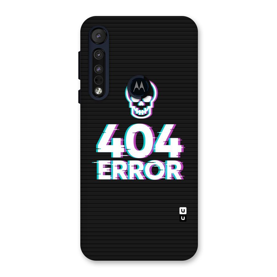 Error 404 Skull Back Case for Motorola One Macro