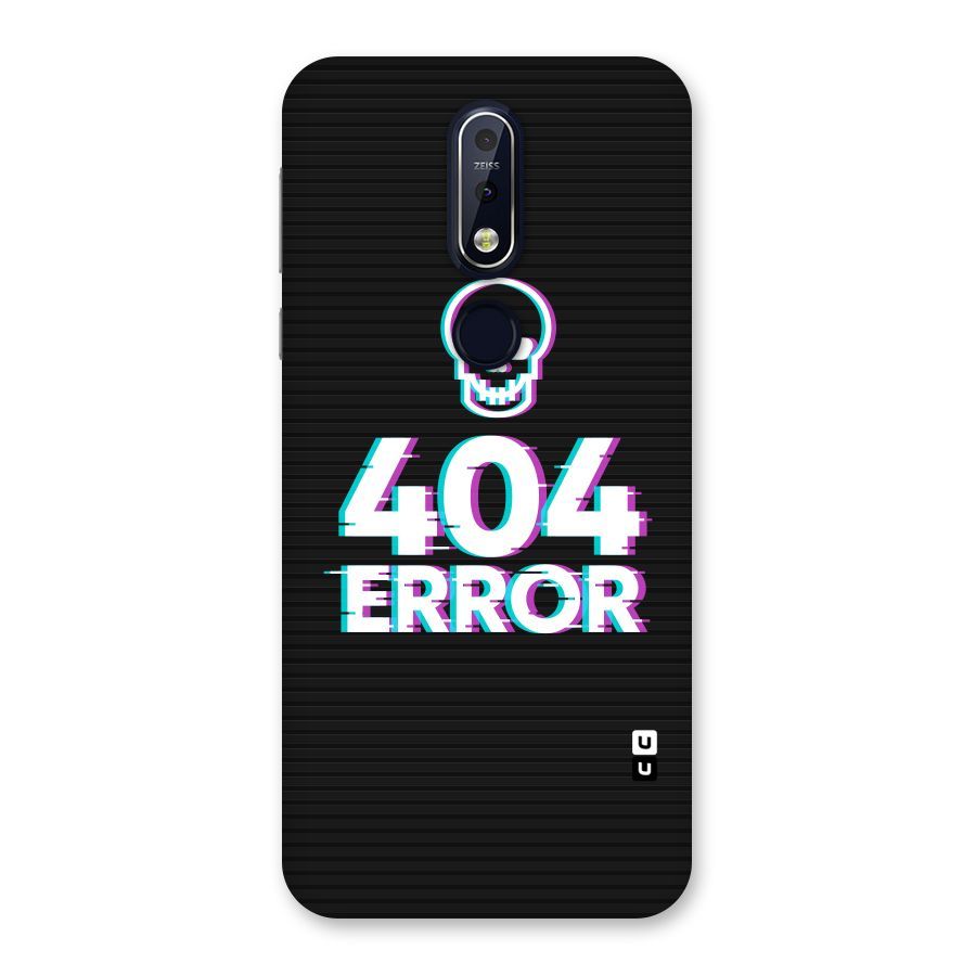 Error 404 Skull Back Case for Nokia 7.1