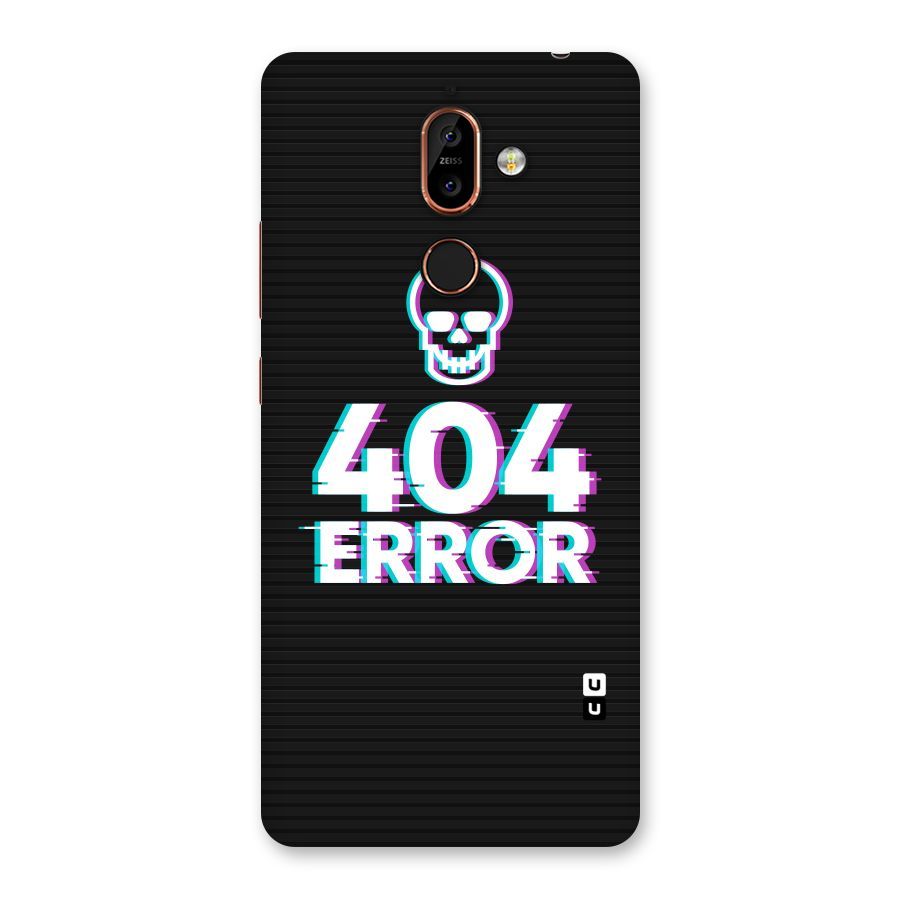 Error 404 Skull Back Case for Nokia 7 Plus