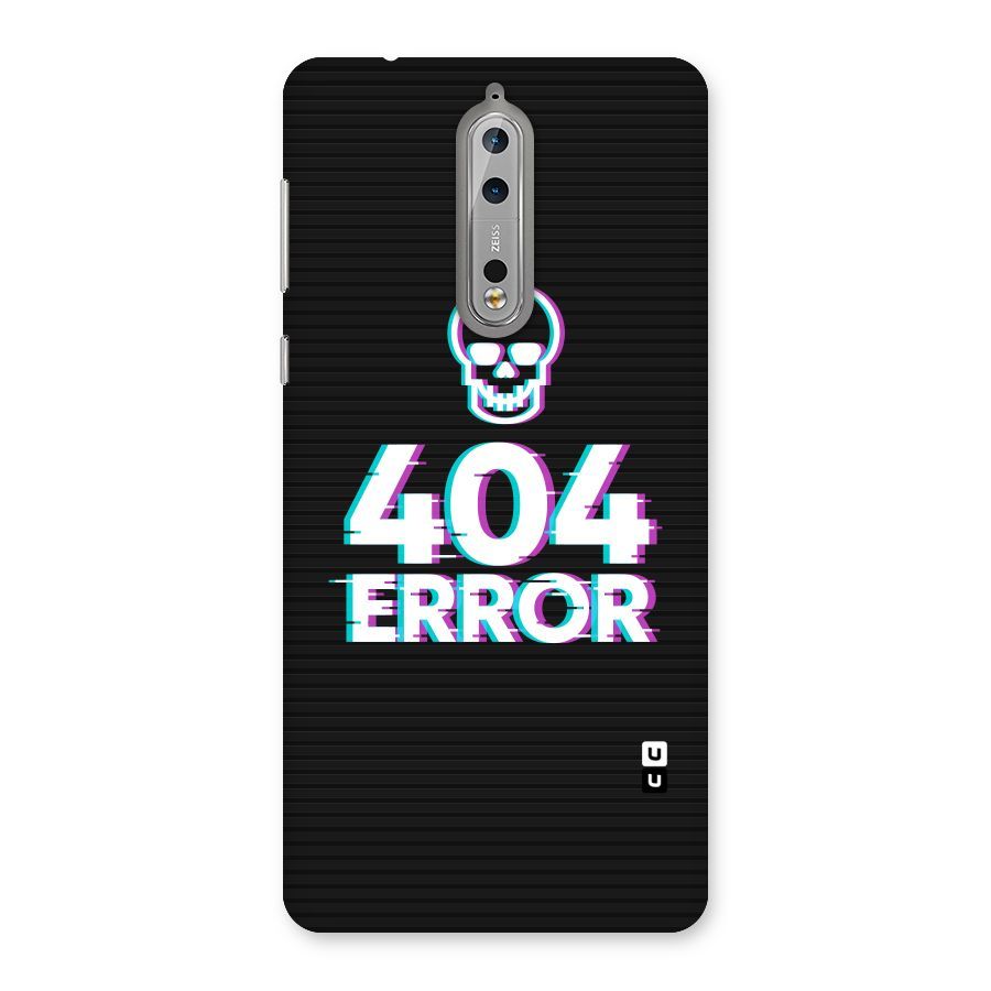 Error 404 Skull Back Case for Nokia 8