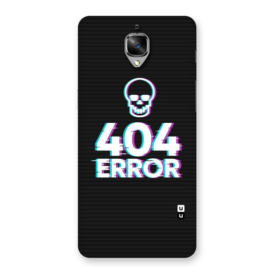 Error 404 Skull Back Case for OnePlus 3T