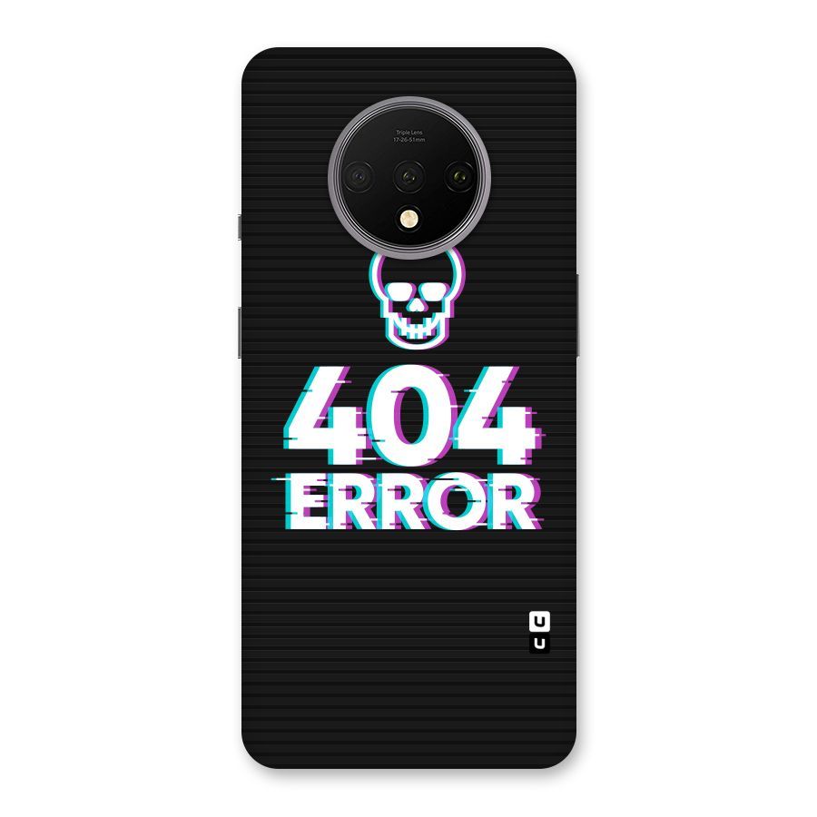Error 404 Skull Back Case for OnePlus 7T