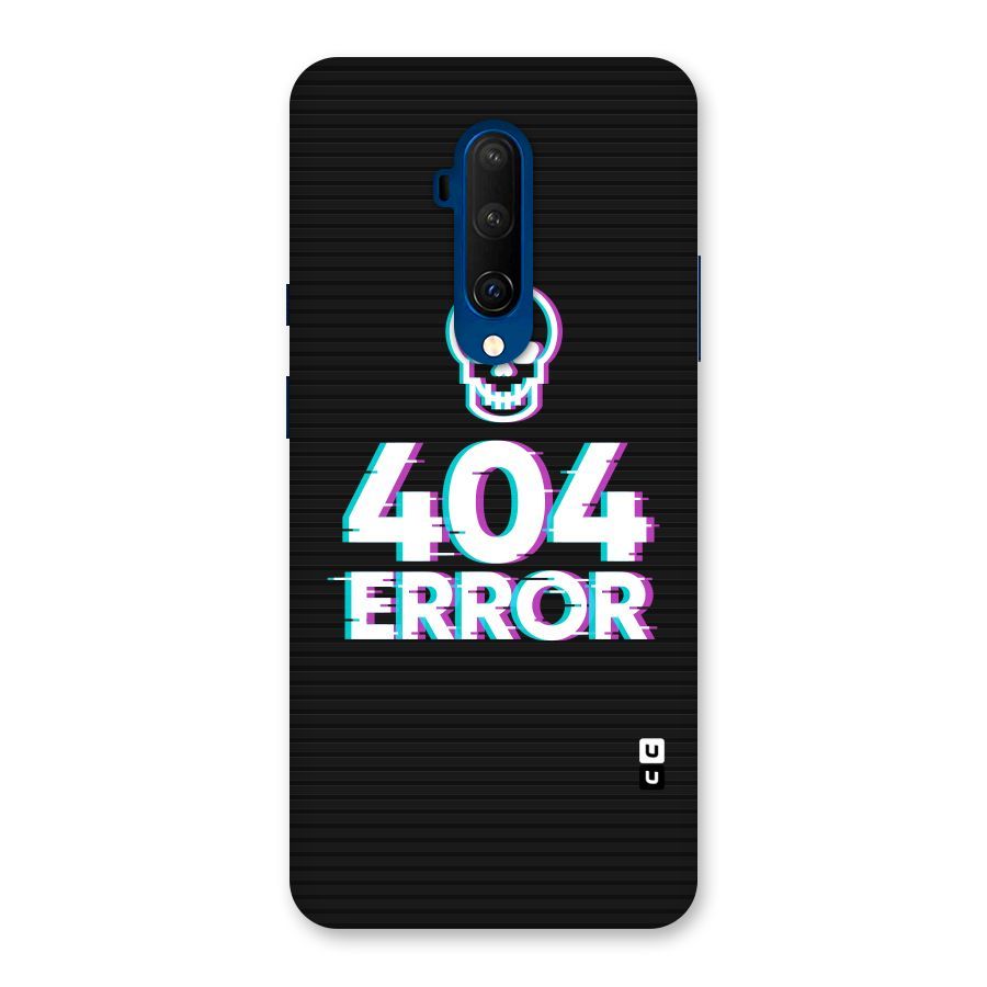 Error 404 Skull Back Case for OnePlus 7T Pro