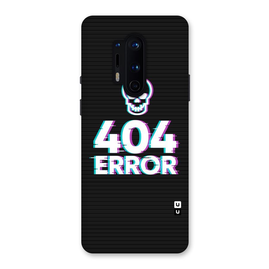 Error 404 Skull Back Case for OnePlus 8 Pro