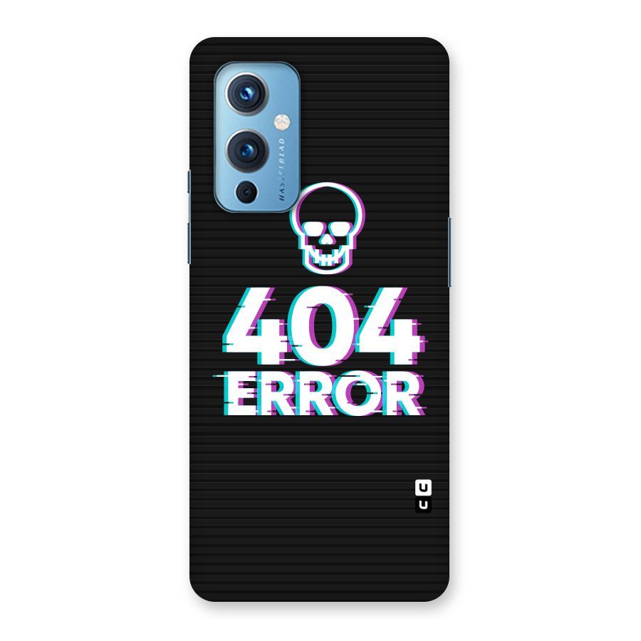 Error 404 Skull Back Case for OnePlus 9