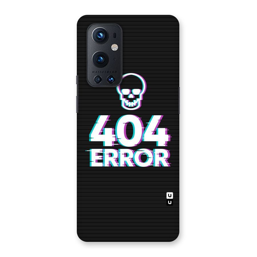 Error 404 Skull Back Case for OnePlus 9 Pro