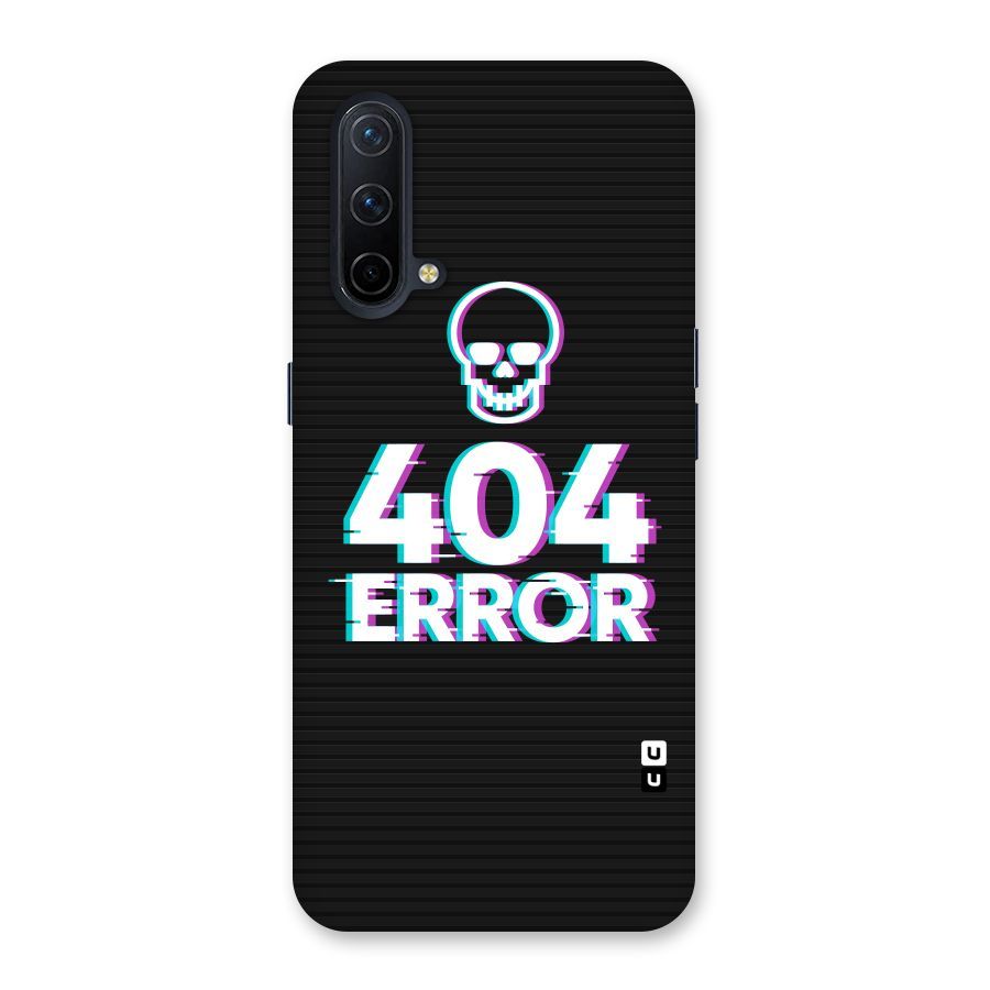 Error 404 Skull Back Case for OnePlus Nord CE 5G