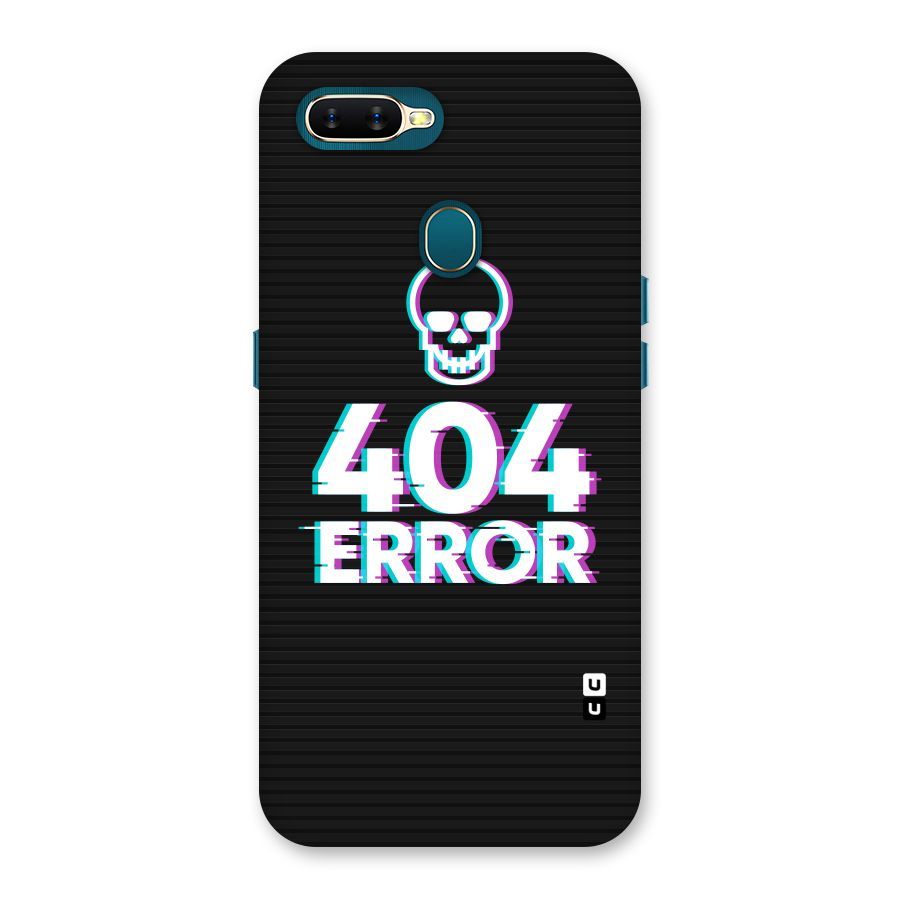 Error 404 Skull Back Case for Oppo A11k