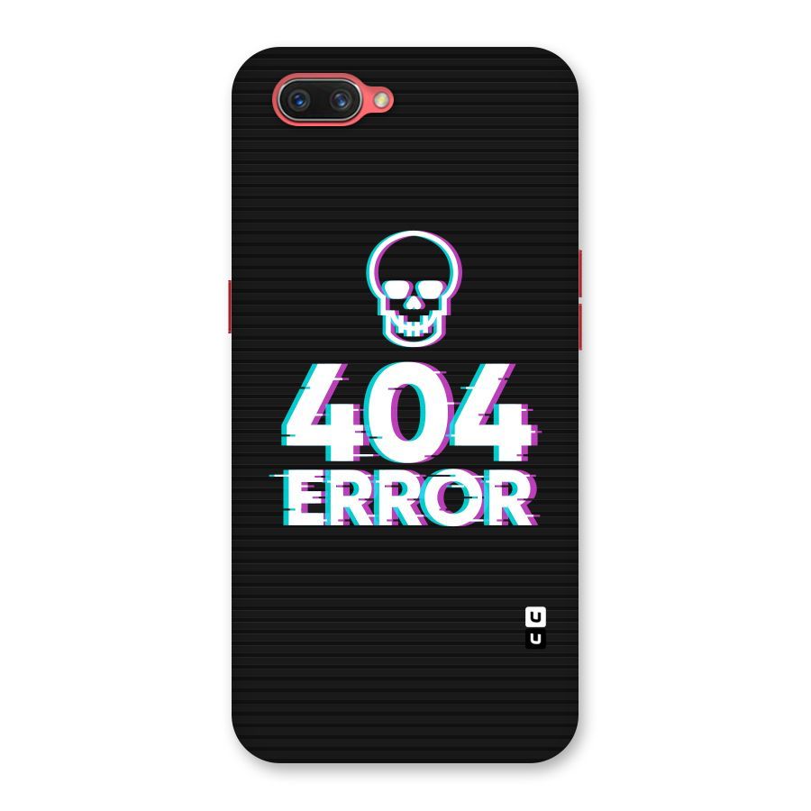 Error 404 Skull Back Case for Oppo A3s