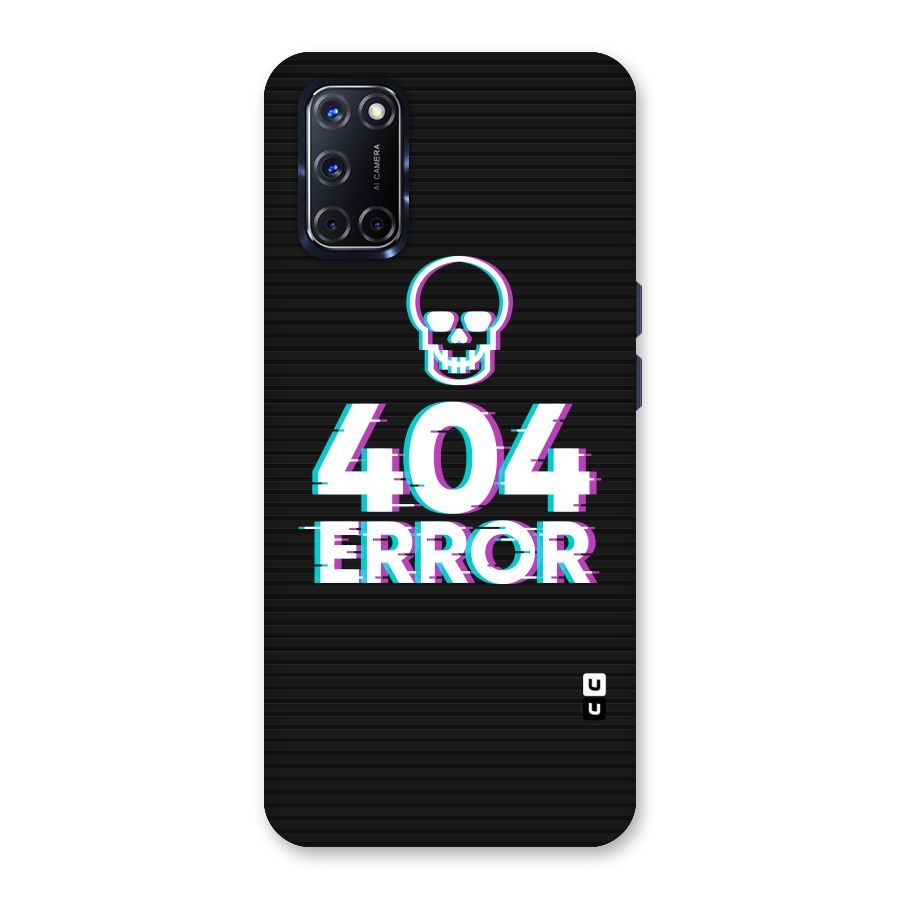 Error 404 Skull Back Case for Oppo A52