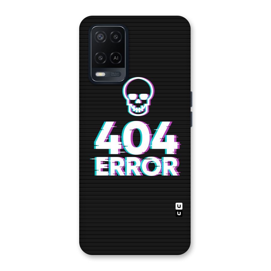 Error 404 Skull Back Case for Oppo A54