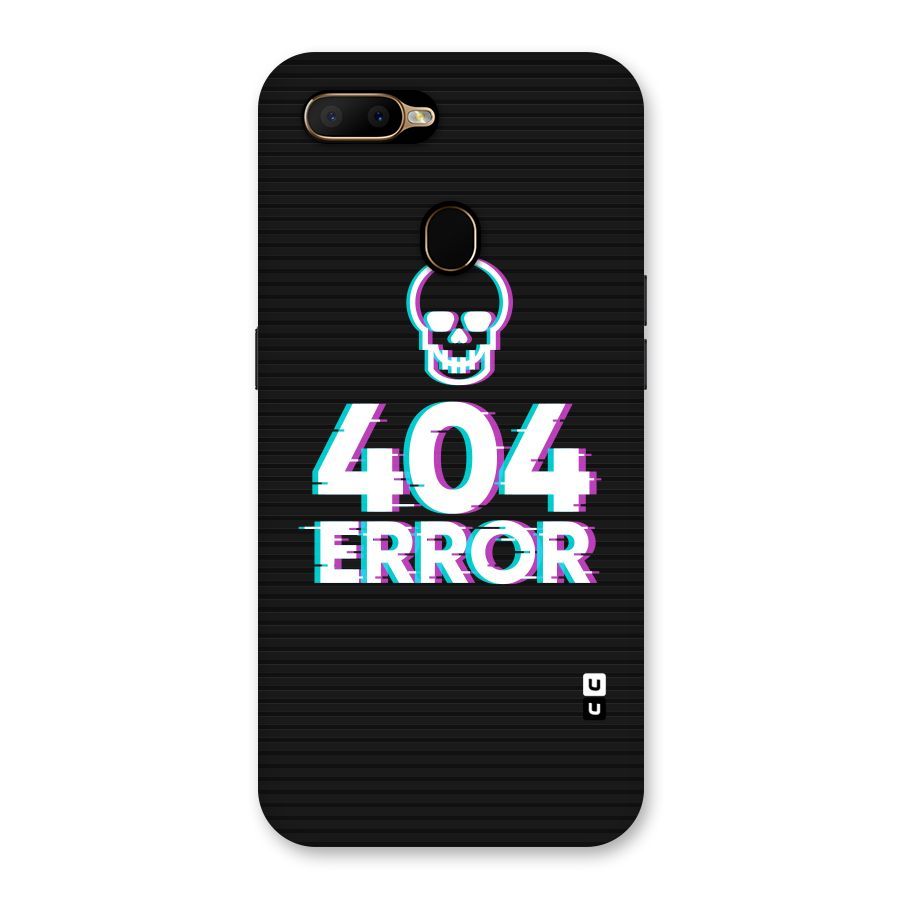 Error 404 Skull Back Case for Oppo A5s