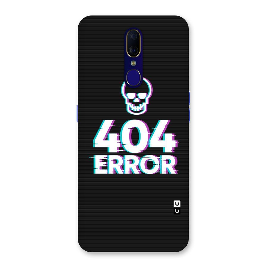 Error 404 Skull Back Case for Oppo A9