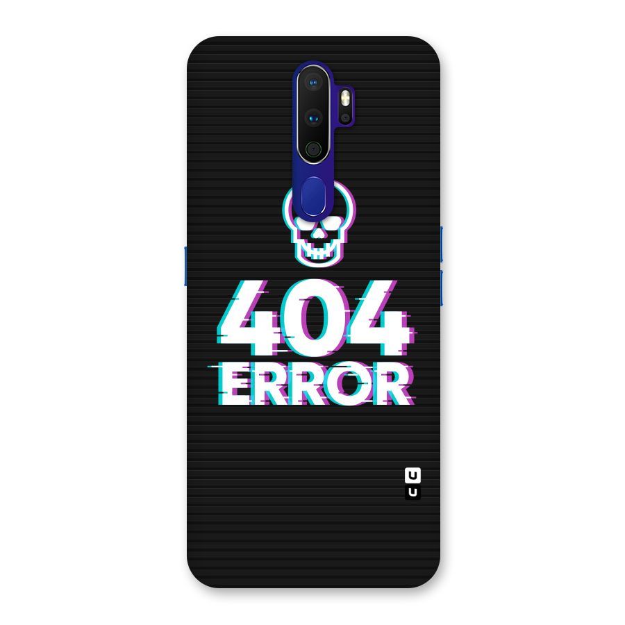 Error 404 Skull Back Case for Oppo A9 (2020)