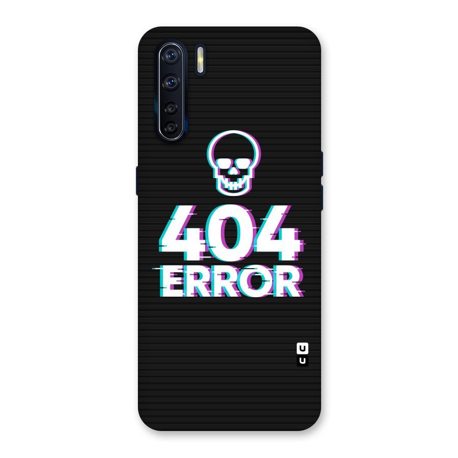 Error 404 Skull Back Case for Oppo F15