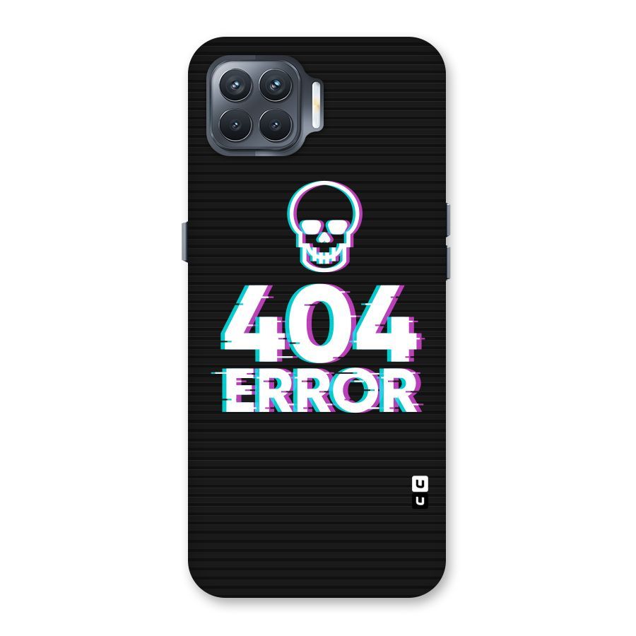 Error 404 Skull Back Case for Oppo F17 Pro
