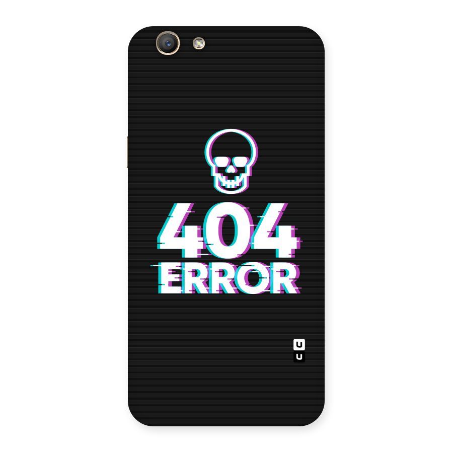 Error 404 Skull Back Case for Oppo F1s