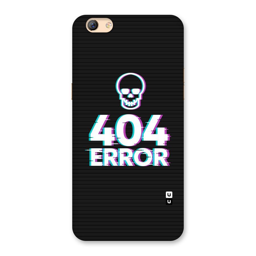 Error 404 Skull Back Case for Oppo F3 Plus