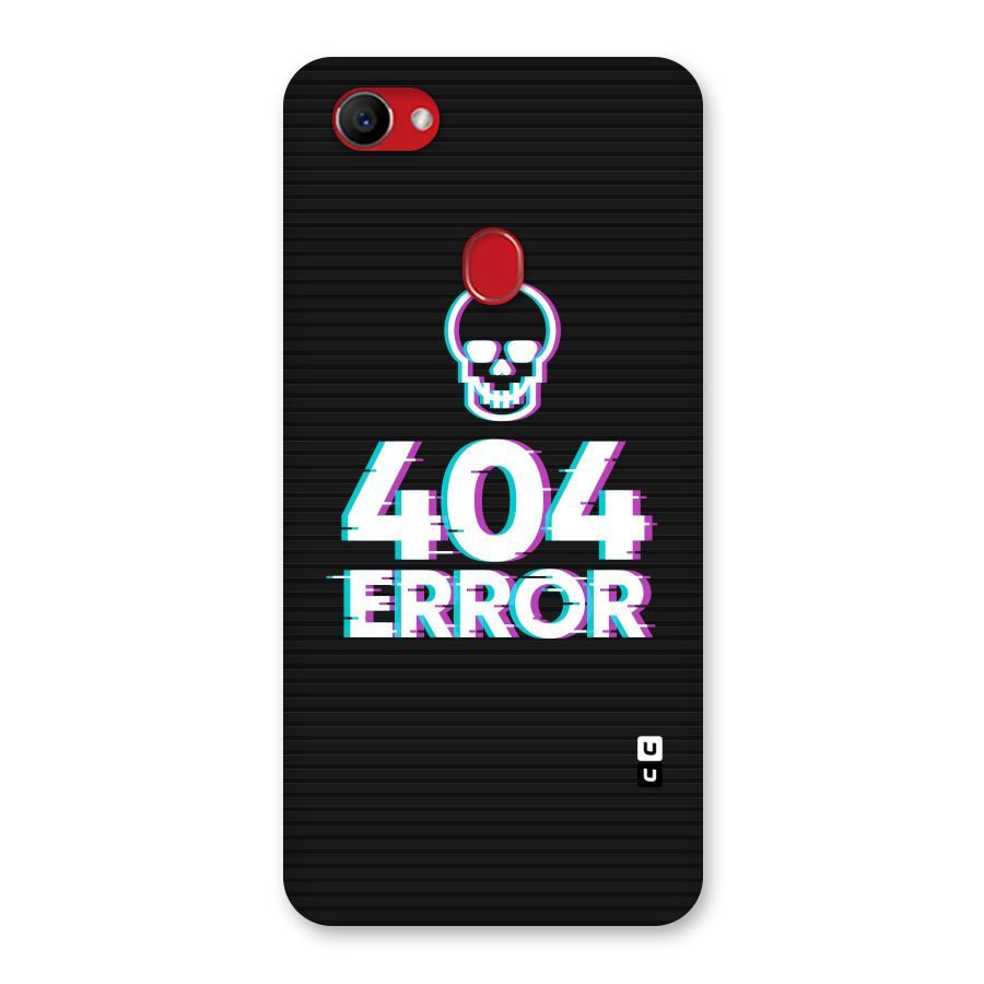 Error 404 Skull Back Case for Oppo F7