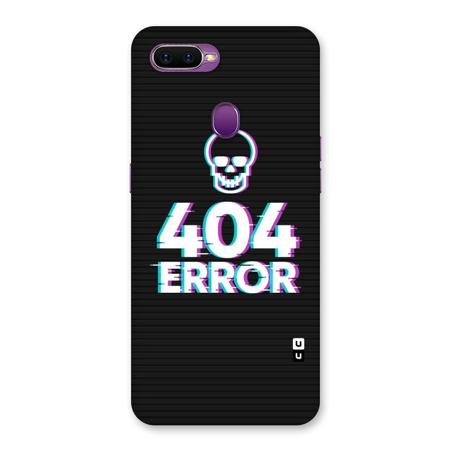 Error 404 Skull Back Case for Oppo F9