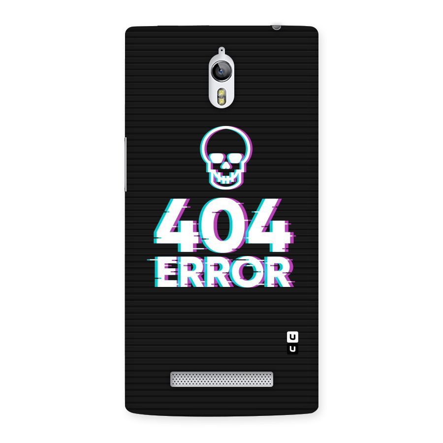 Error 404 Skull Back Case for Oppo Find 7