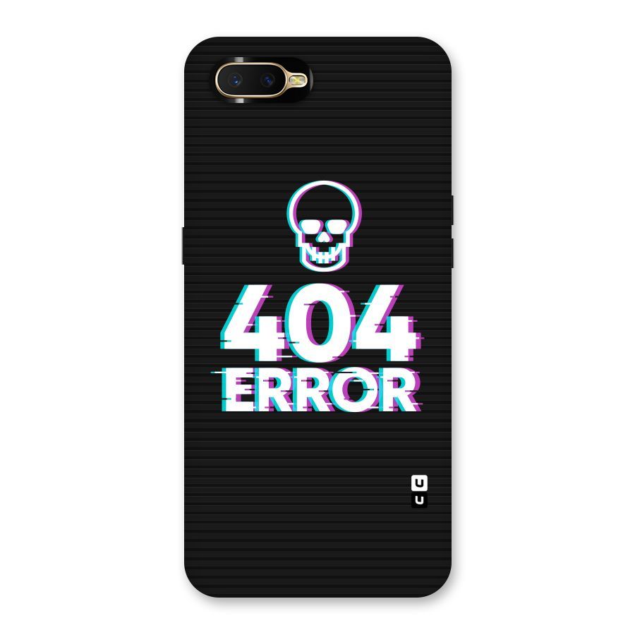 Error 404 Skull Back Case for Oppo K1